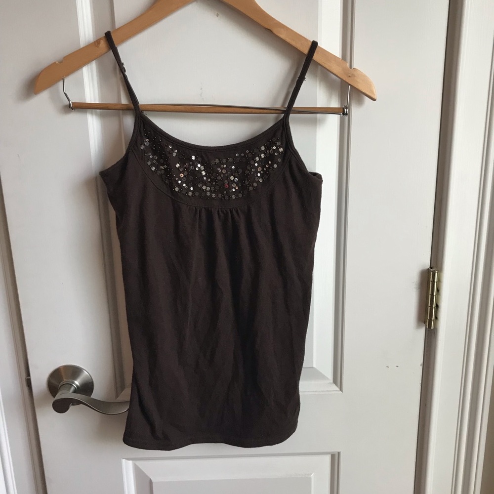 Beaded tank top